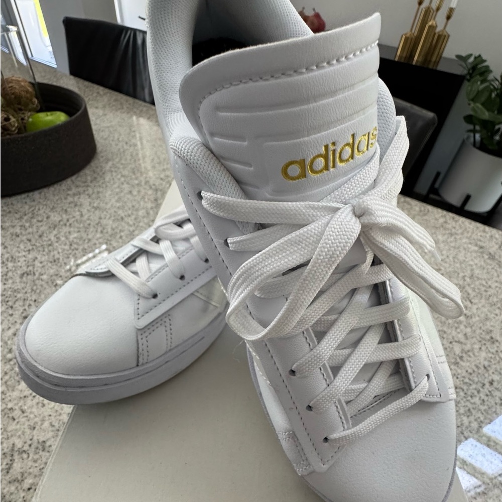 Adidas Grand Court Alpha Cloudfoam White Sneakers Women’s Size 9